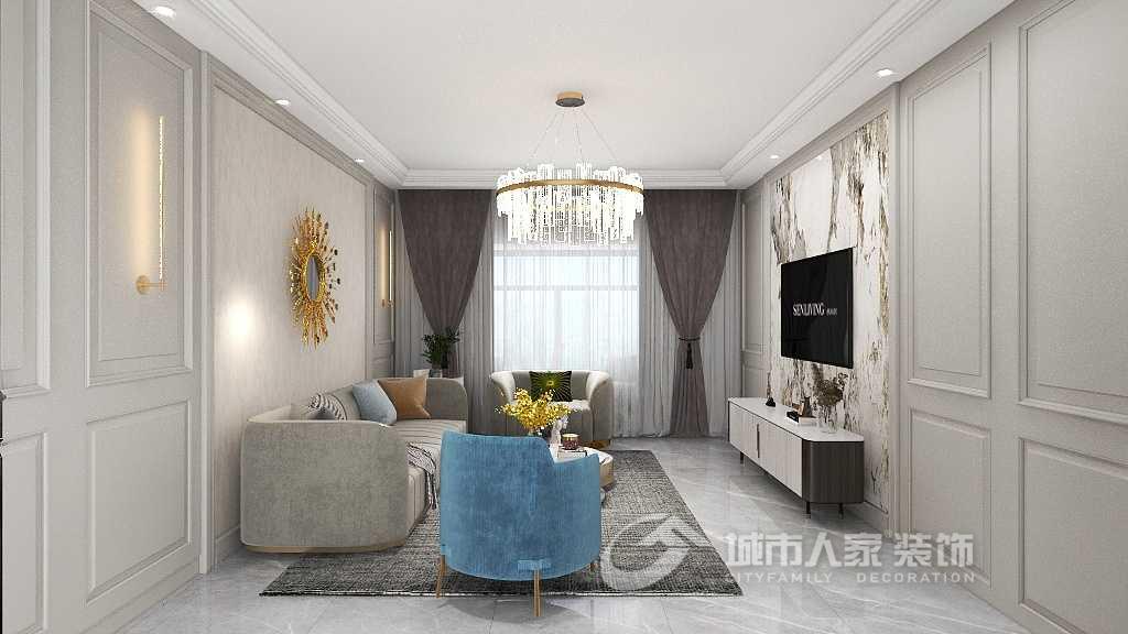 佳源都市126简美式风格赏析